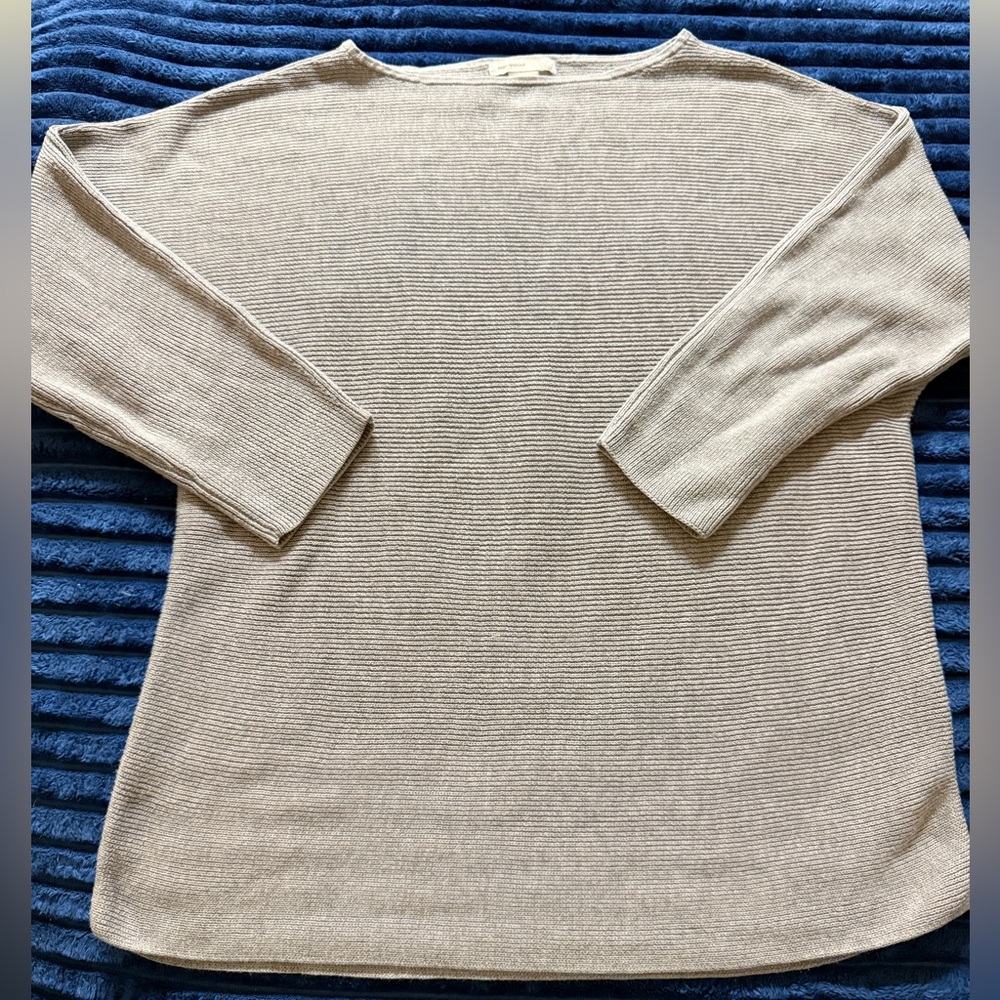 ☃️H&M Basic Ribbed Knit Top - Gray